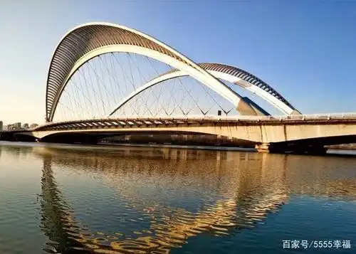 太原南中环桥,外形酷似展翅高飞的大雁,成太原市标志性建筑