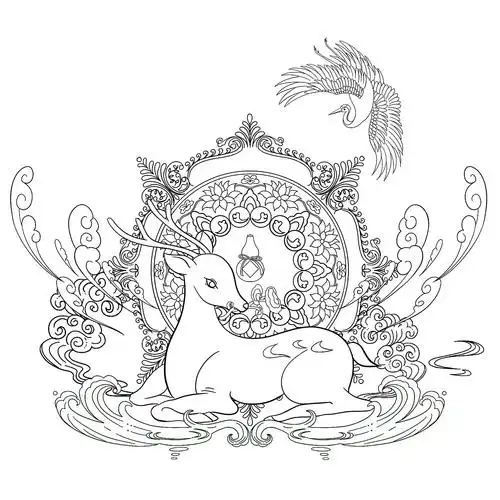 敦煌九色鹿2|插画|创作习作|nienier - 原创作品 - 站酷 (zcool)