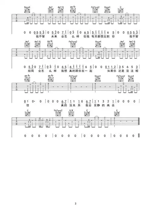 小宇吉他谱-张震岳-d调指法弹唱谱-附演示教学