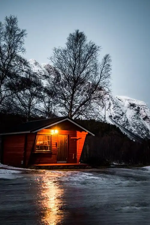 寒冷灰暗的冬季图片