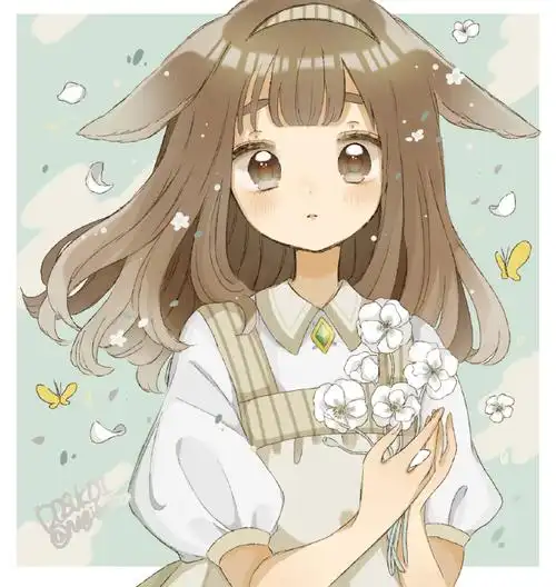 动漫壁纸##可爱少女插画