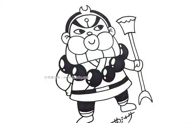 西游记人物简笔画大图