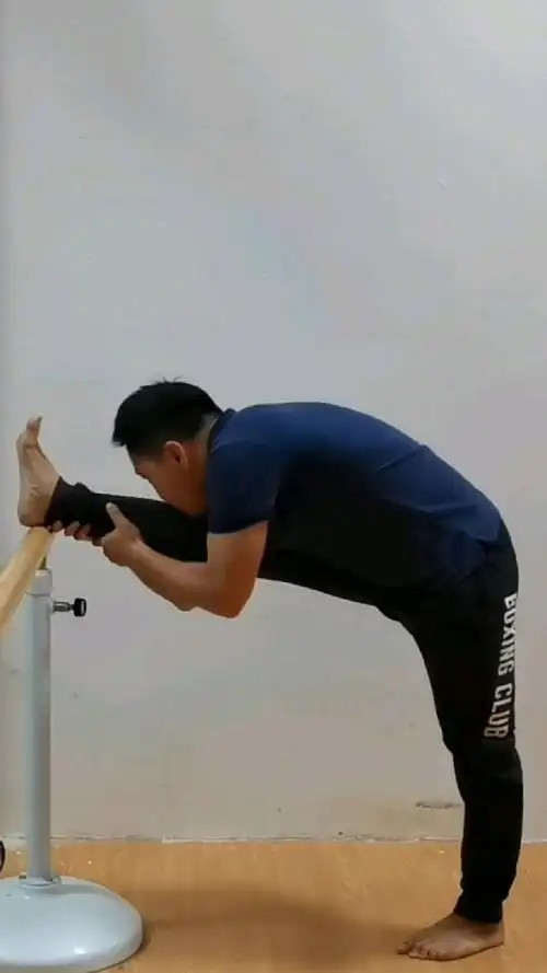 正压腿讲解示范你做对了吗