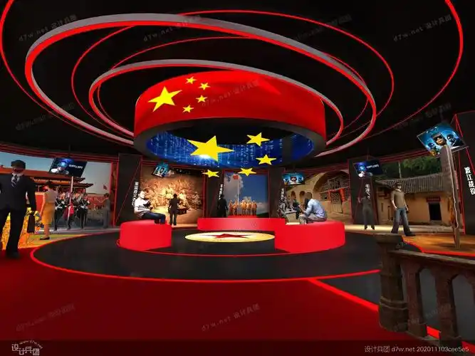 红色厅馆 - 设计兵团_展厅_博物馆设计_展览设计_展示设计_展台设计