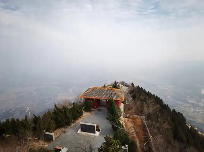 轩辕黄帝故里新郑始祖山具茨山风景区轩辕庙轩辕阁古建筑