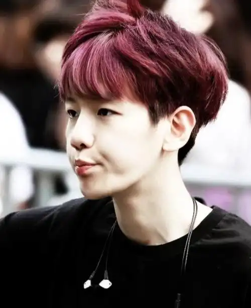 嘟嘴的小可爱白白 exo边伯贤 白白真的超级讨人喜欢啊!