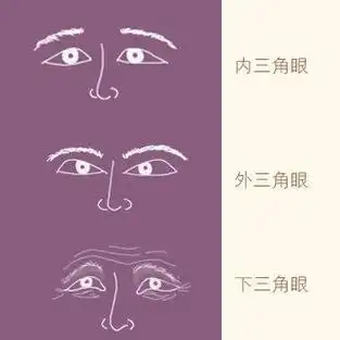 三角眼是什么样的图片,三角眼暗示一个人心狠真的吗?