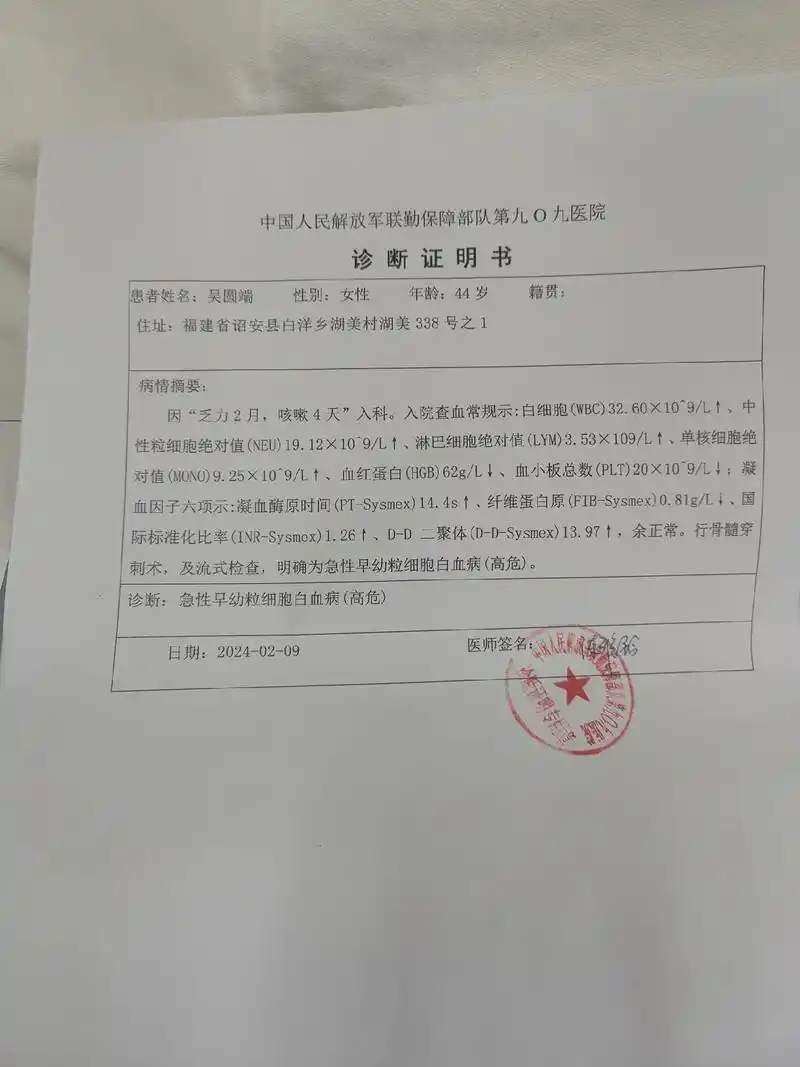 是的我生病了,急性白血病,我从不敢相信这种病会发生在我身上, - 抖音