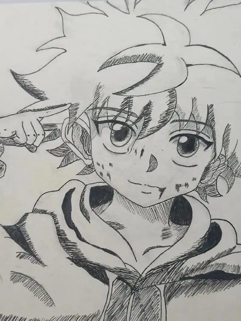 奇犽真的帅死了#全职猎人 #奇犽 #随便画 - 抖音