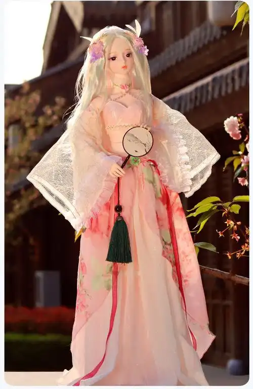 古风公主彤乐芭比洋娃娃60厘米中国风仿真女孩玩具儿童 谷雨【送2套