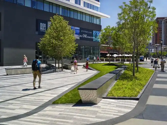 商业街道转角广场 pier 4 plaza / myk-d – mooool木藕设计网