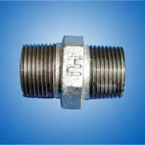 6分水管接头外丝直接对丝水暖铁管件玛钢镀锌五金建材自来