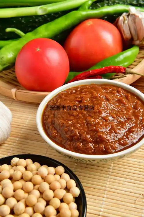 正宗东北大酱5斤农家特产自制大豆酱黄豆酱无豆瓣桶装沾菜葱蘸酱