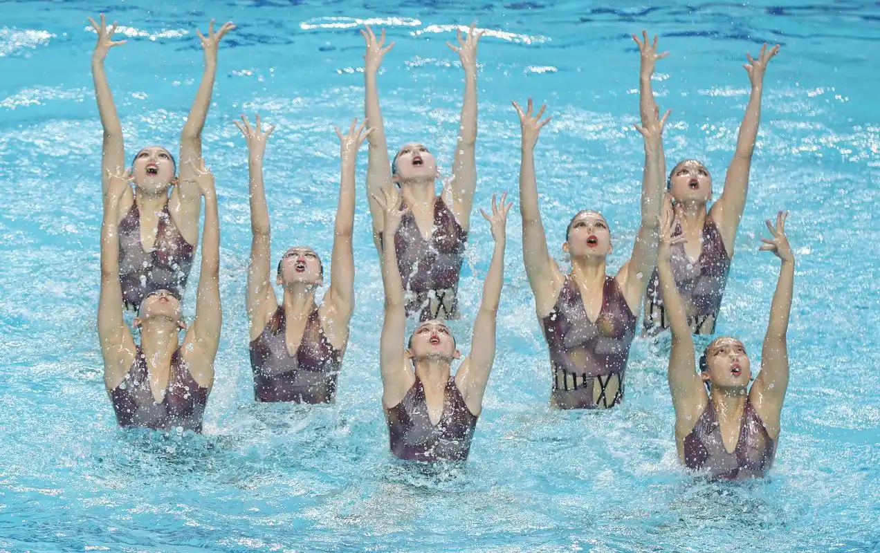 花样游泳——全国锦标赛:自由组合赛况(13)