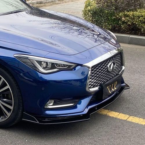 英菲尼迪q60s前铲前唇后唇尾翼改装专用外观装饰套件 英菲尼迪q60前唇