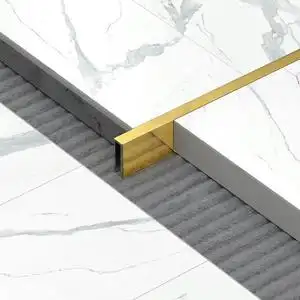 不锈钢地砖收边条扁条瓷砖美缝线压边不锈钢装饰u型收边线踢脚线