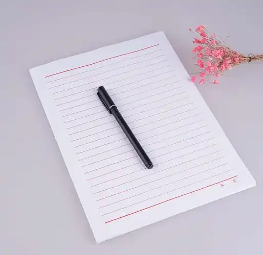 a4红色精品加厚信纸入党入党申请申请书专用用纸信纸