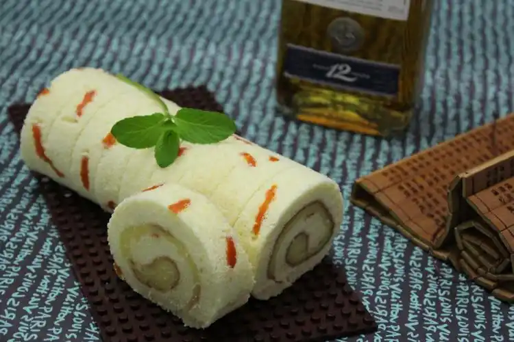 精选美味可口的瑞士卷蛋糕高清美食视频欣赏