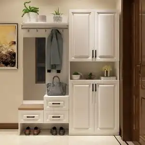 鞋柜简约现代门厅柜多功能进门玄关柜隔断柜客厅衣帽柜储物柜