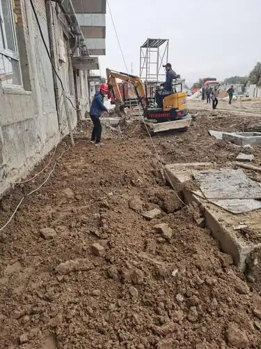 平凡的世界【固原市老旧小区改造施工现场图片】