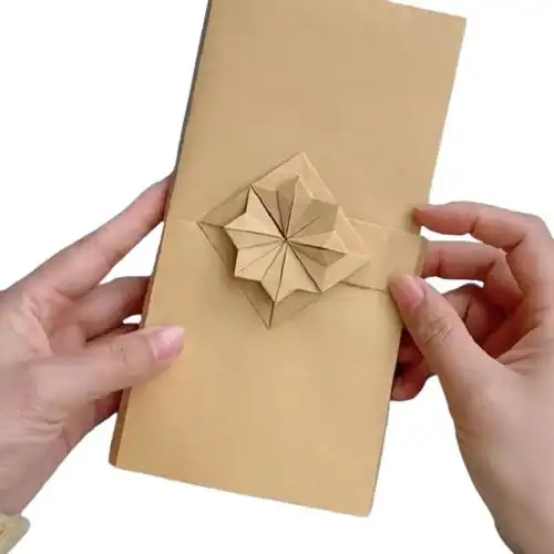 手工抖音同款奶奶针线包折纸本子百宝机关彩色折纸