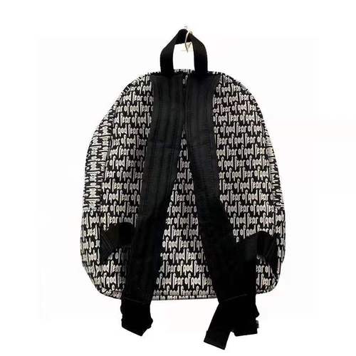 fogfearofgod满印书包弹幕双肩包高街字母包挂件