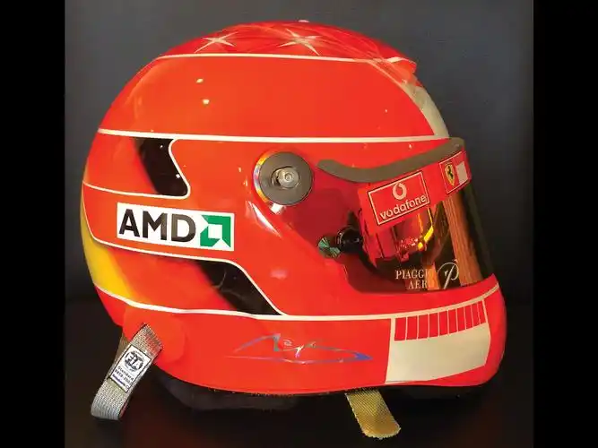 舒马赫50岁生日 签名头盔将拍卖