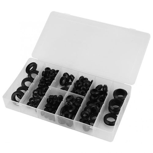 180pcs/box rubber grommet 8 sizes assortment set for protect