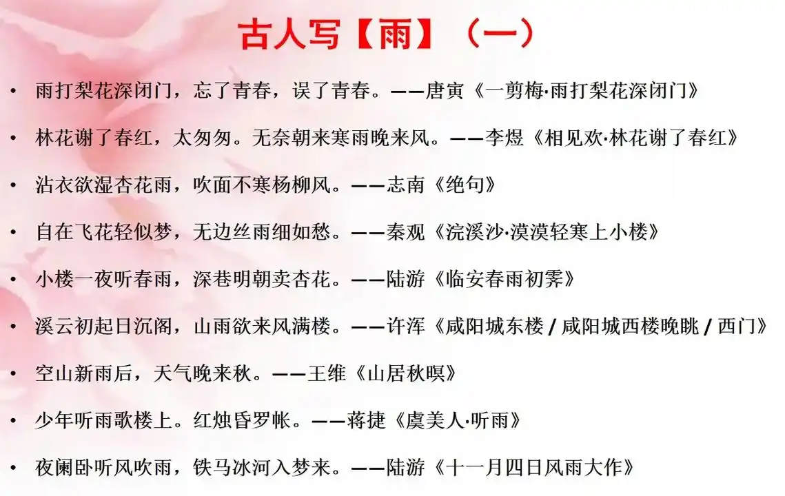 雨 #古诗词 #听雨  - 抖音