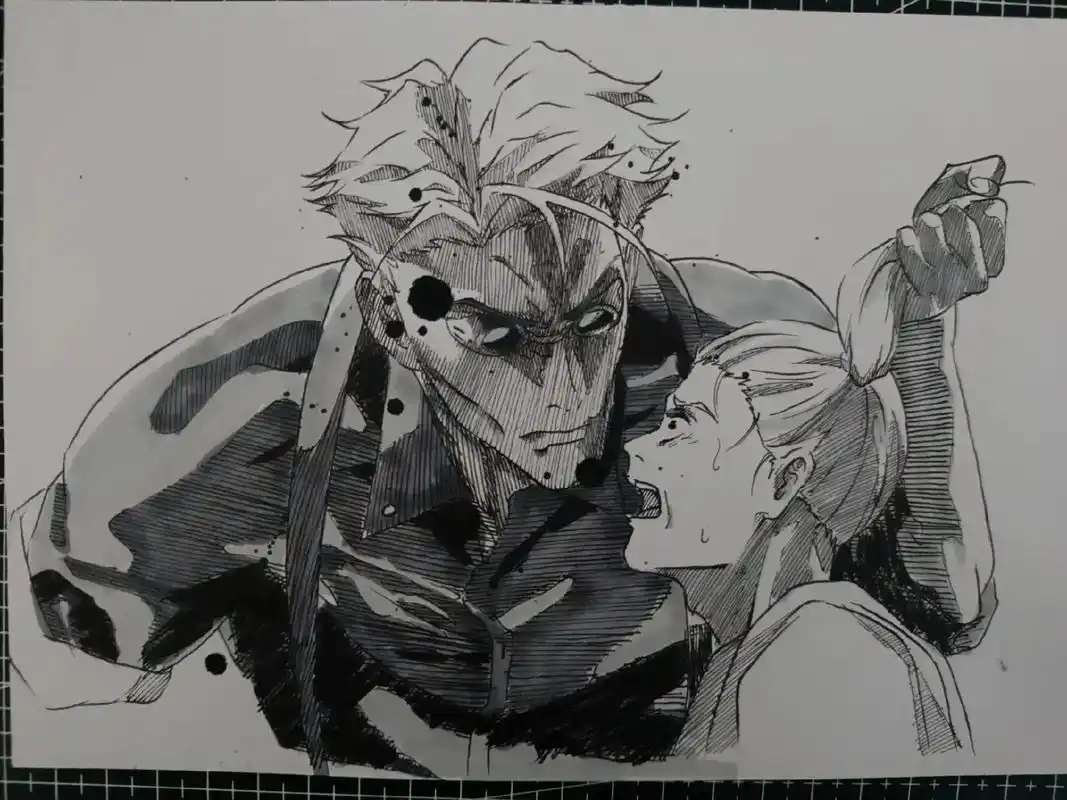 手绘七海建人过程.#手绘 #临摹 #画画 #手绘过程  画画 - 抖音