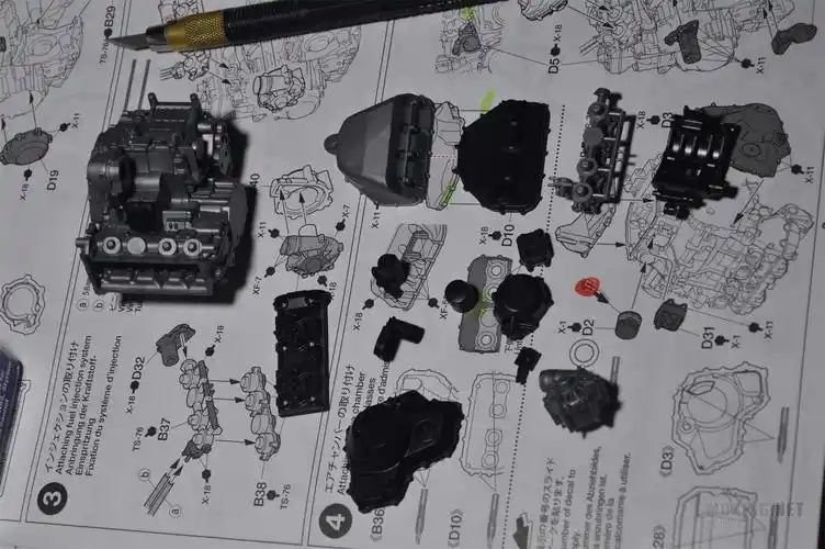 模型网评测田宫14131112川崎忍者h2r赛道摩托车说明书