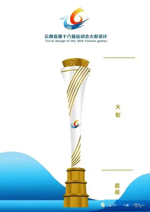 是它云南省第十六届运动会火炬塔设计最终中选方案公布
