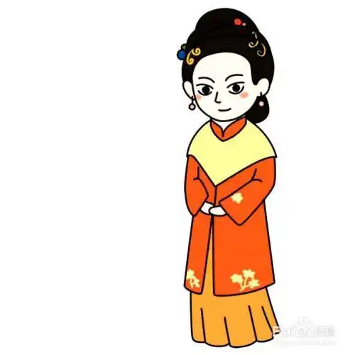 怎么画红楼梦王熙凤的简笔画