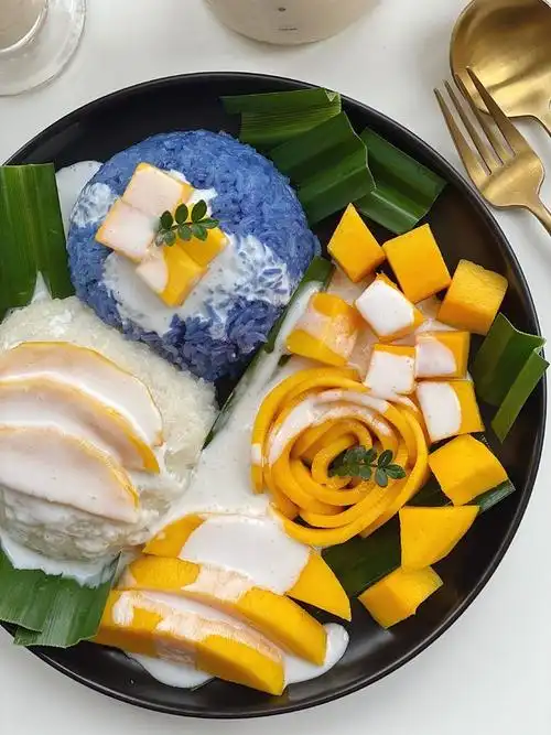 0人做过这道菜-joyyyy-超级怀念泰国的糯米饭,这份双色糯米饭从颜值到