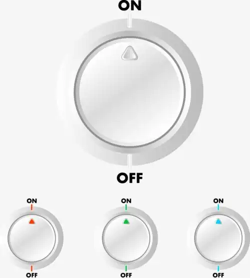 图标矢量_矢量风扇开关png素材-90设计