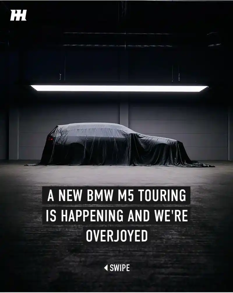 a new bmw m5 touring.宝马新款m5旅行猎 - 抖音