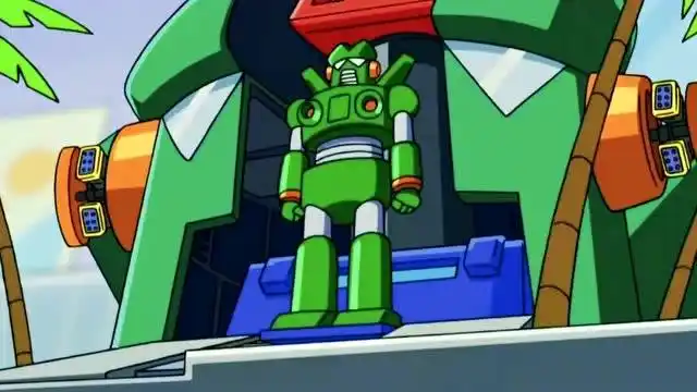 蜡笔小新:小新在正男家看见宝贝,变身康达姆机器人,帅气