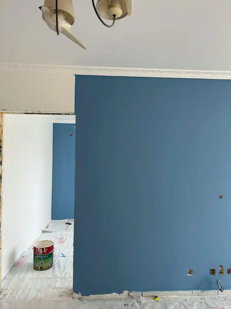 立邦网红色工地实拍～bn7570-3北欧风情——集古典欧式的 - 抖音