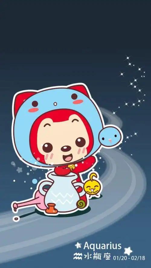 萌萌的阿狸版十二星座_卡通动漫qq皮肤_我要个性网