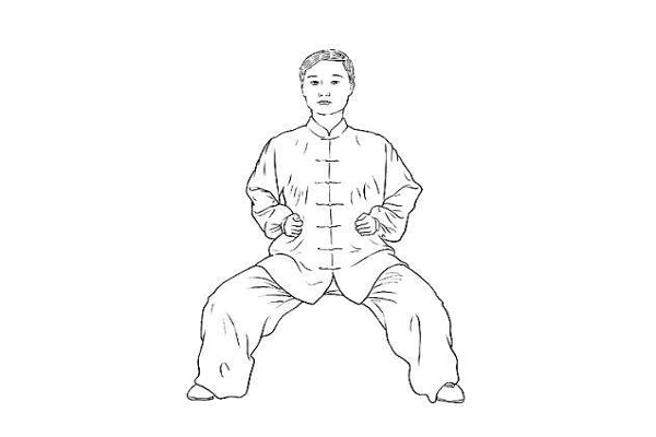 马步蹲正确姿势