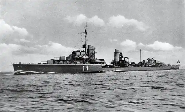 为了扩充军备,德国海军在二战前建造的1936级驱逐舰