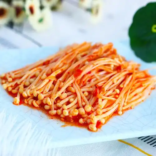 香辣金针菇红油麻辣零食开胃菜即食辣菜早餐配粥蔬菜干