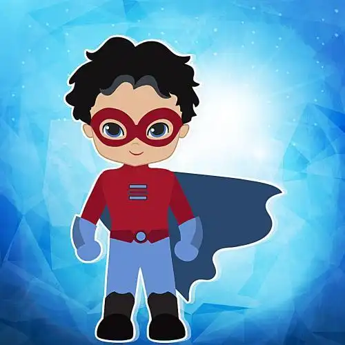 穿超人衣服头像内裤外穿的超人头像