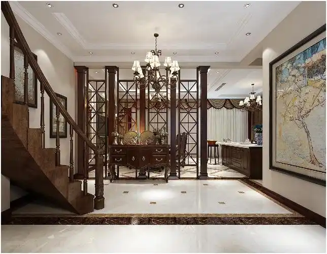 220㎡潮流混搭别墅豪宅装修案例_效果图_土巴兔装修网