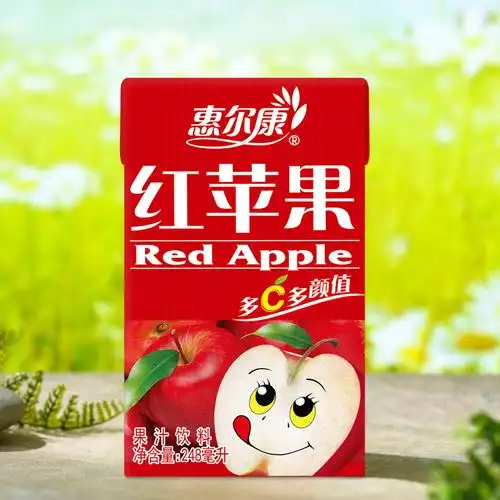 惠尔康红苹果果汁饮料248ml10盒