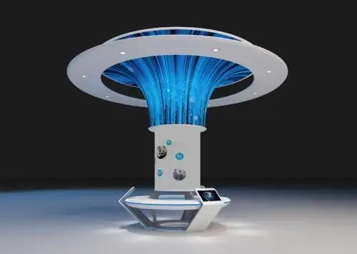 中岛展示台 中岛展示柜 主展台 环形展示台 中心形象展示台 高科技