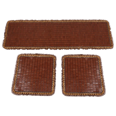 汽车坐垫竹垫单片夏季通用凉席三件套后排麻将竹子竹片椅座垫凉垫