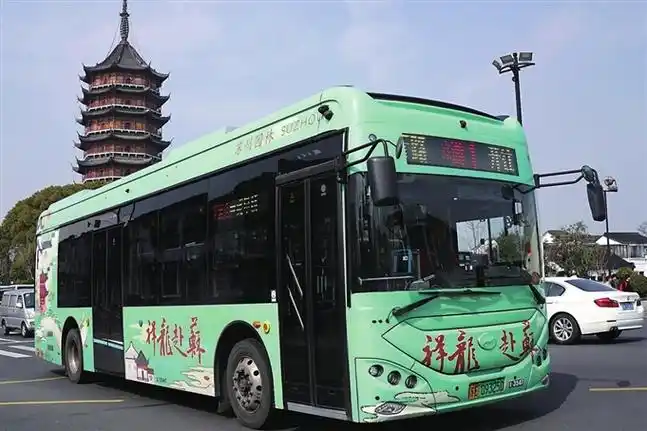 苏城流动打卡点祥龙赴苏主题公交上线