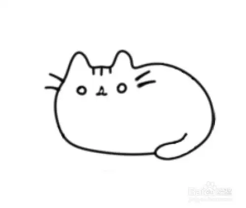 如何画窝在沙发上看电视的猫