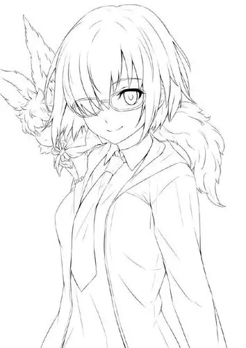 精品新手临摹漫画线稿图